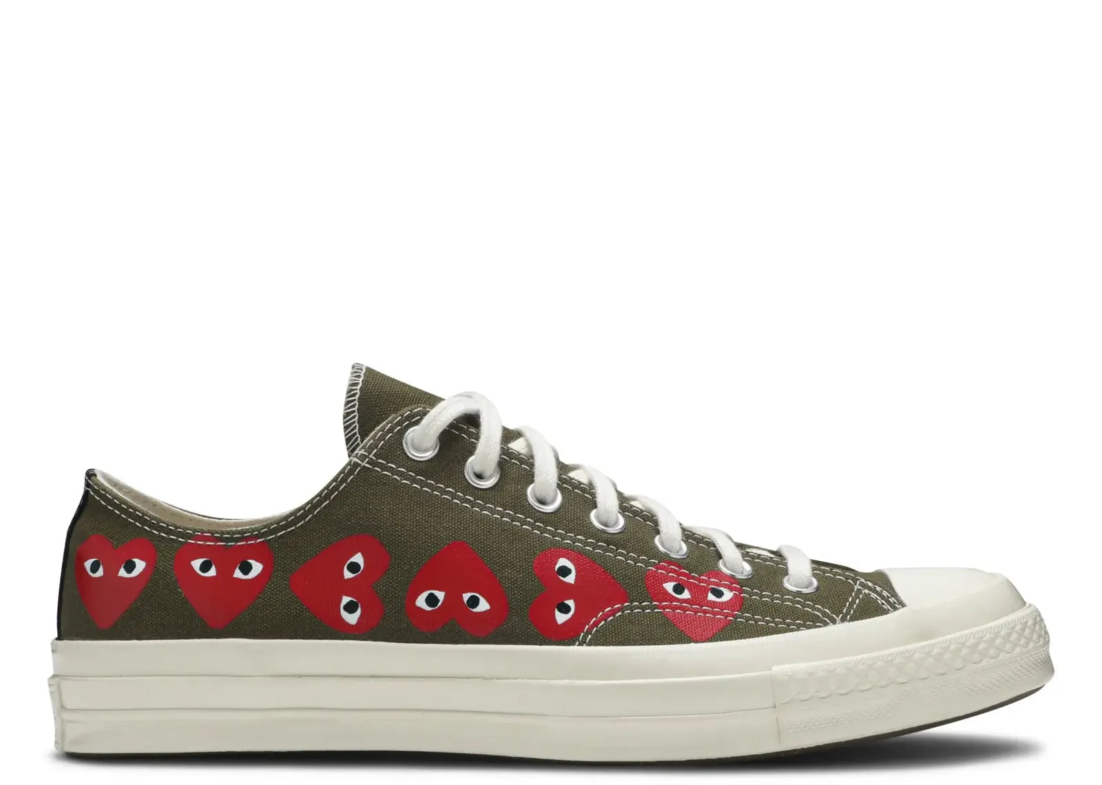 Chuck Taylor All Star 70 Ox Comme des Garcons Multi Heart Green