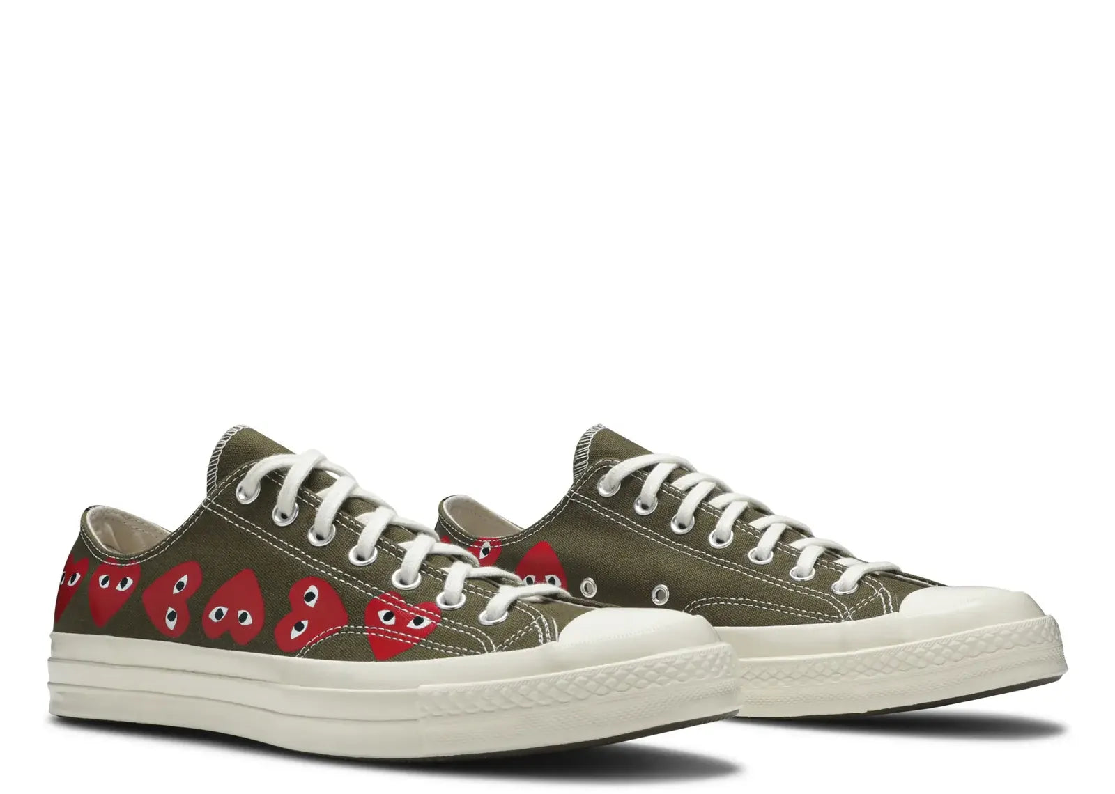 Chuck Taylor All Star 70 Ox Comme des Garcons Multi Heart Green