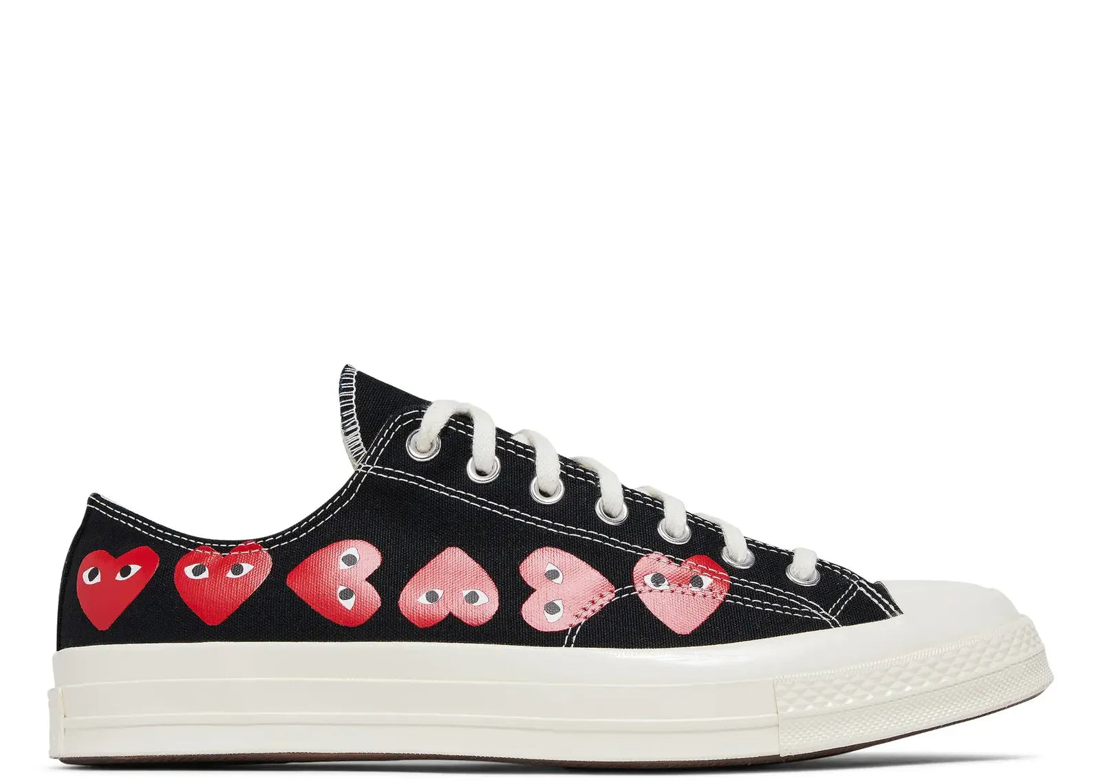 Chuck Taylor All Star 70 Ox Comme des Garcons PLAY Multi-Heart Black