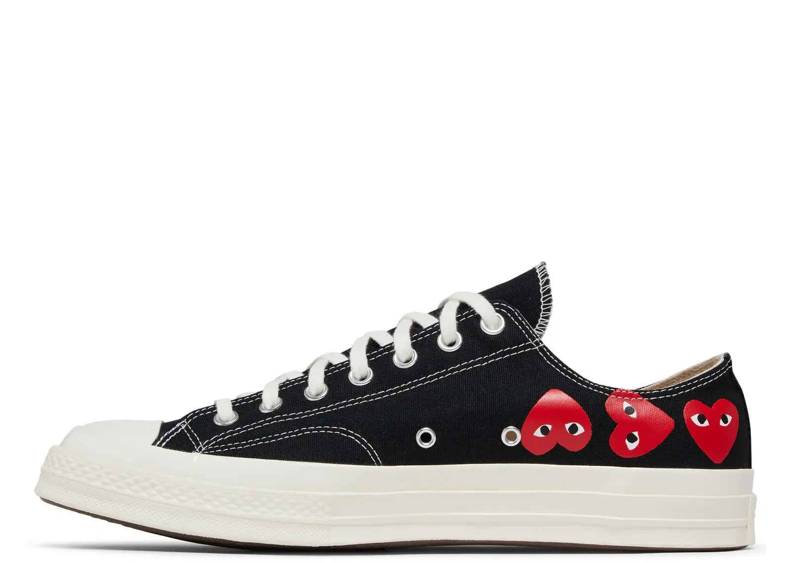 Chuck Taylor All Star 70 Ox Comme des Garcons PLAY Multi-Heart Black