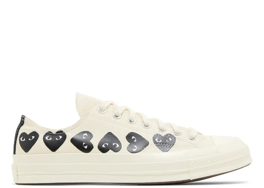 Chuck Taylor All Star 70 Ox Comme des Garcons PLAY Multi-Heart Milk