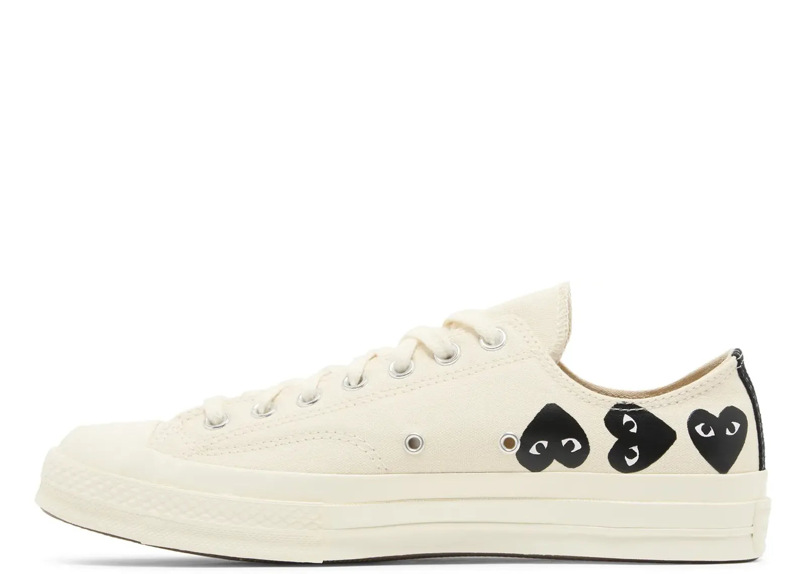 Chuck Taylor All Star 70 Ox Comme des Garcons PLAY Multi-Heart Milk