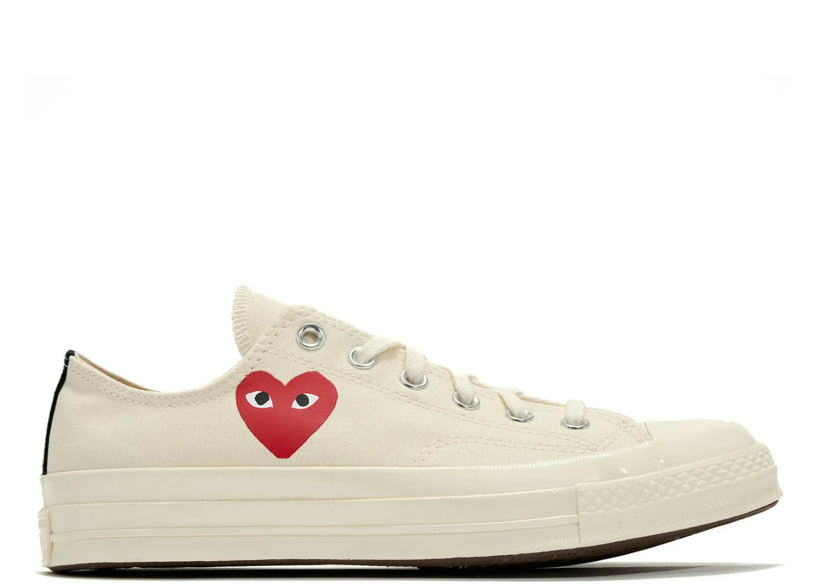 Chuck Taylor All Star 70 Ox Comme des Garcons PLAY Single Heart Milk