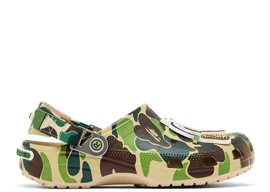Classic Clog A Bathing Ape ABC Camo Green