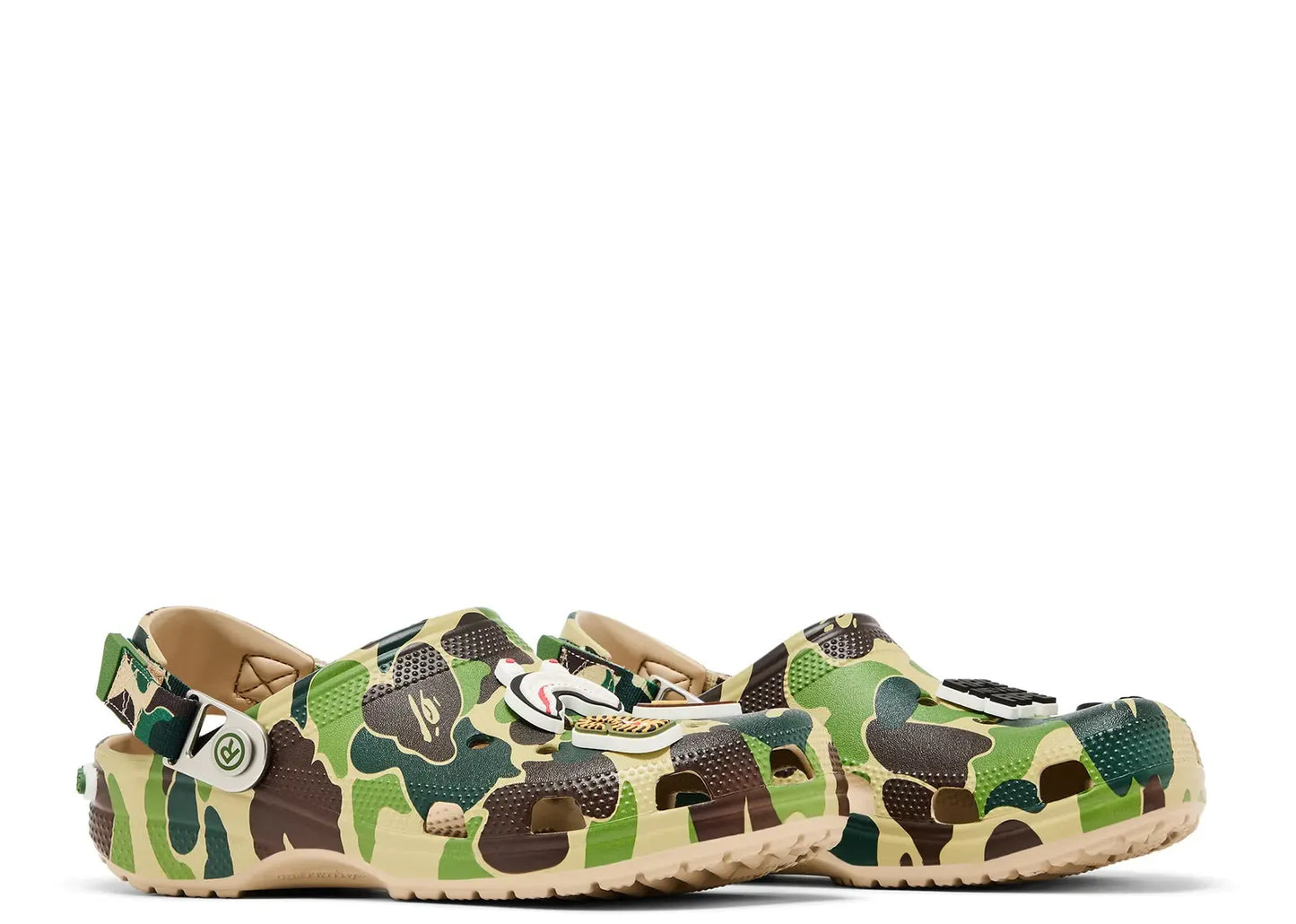 Classic Clog A Bathing Ape ABC Camo Green
