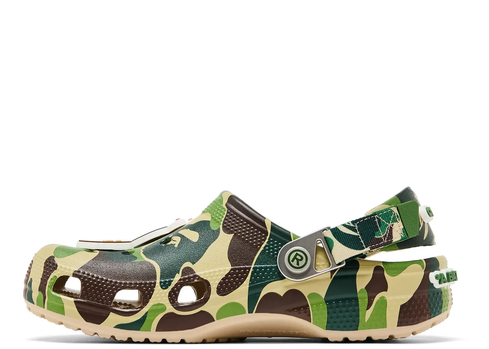 Classic Clog A Bathing Ape ABC Camo Green