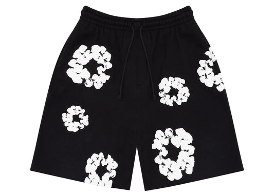 The Cotton Wreath Shorts Black