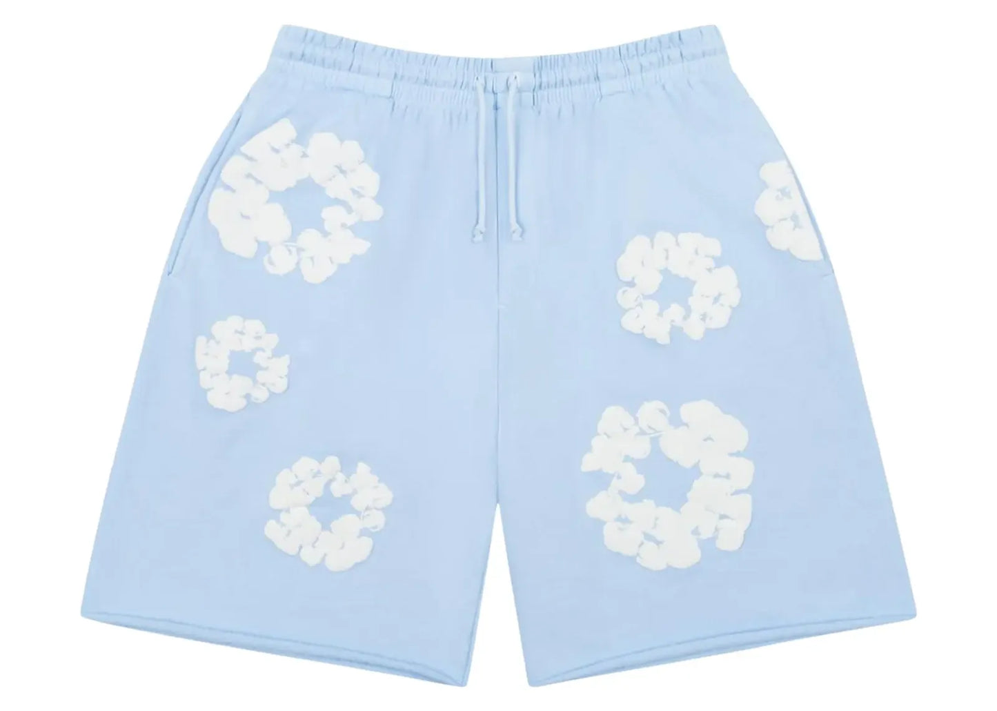 The Cotton Wreath Sweatshorts Powder Blue