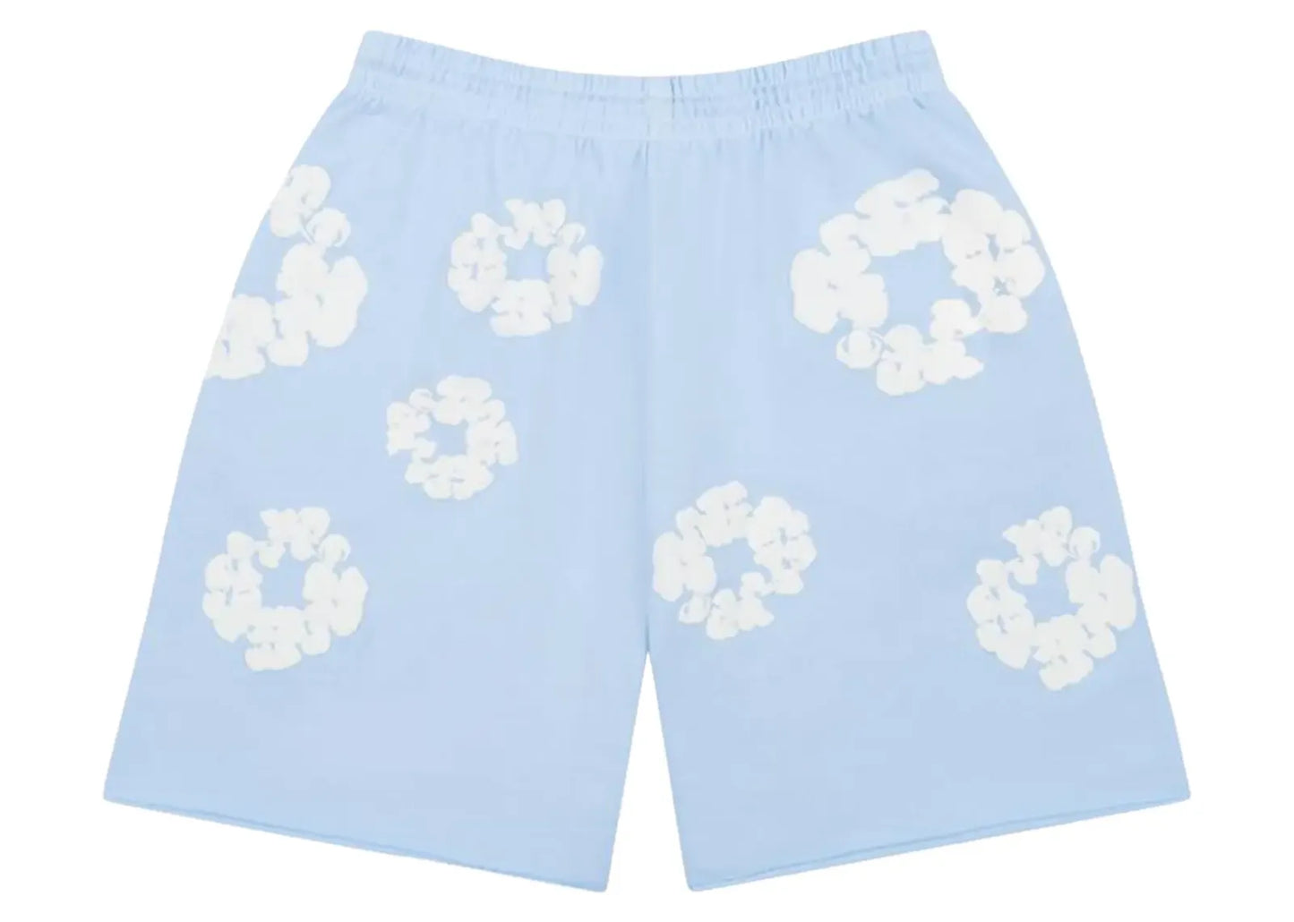 The Cotton Wreath Sweatshorts Powder Blue