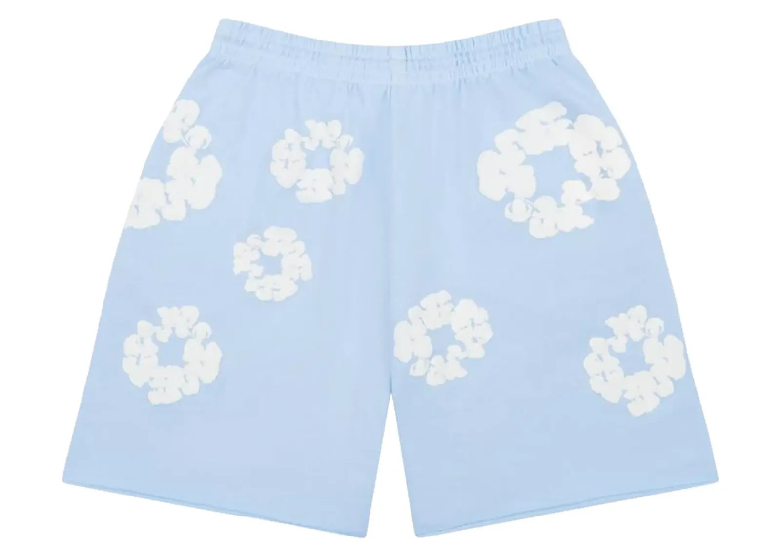 The Cotton Wreath Sweatshorts Powder Blue