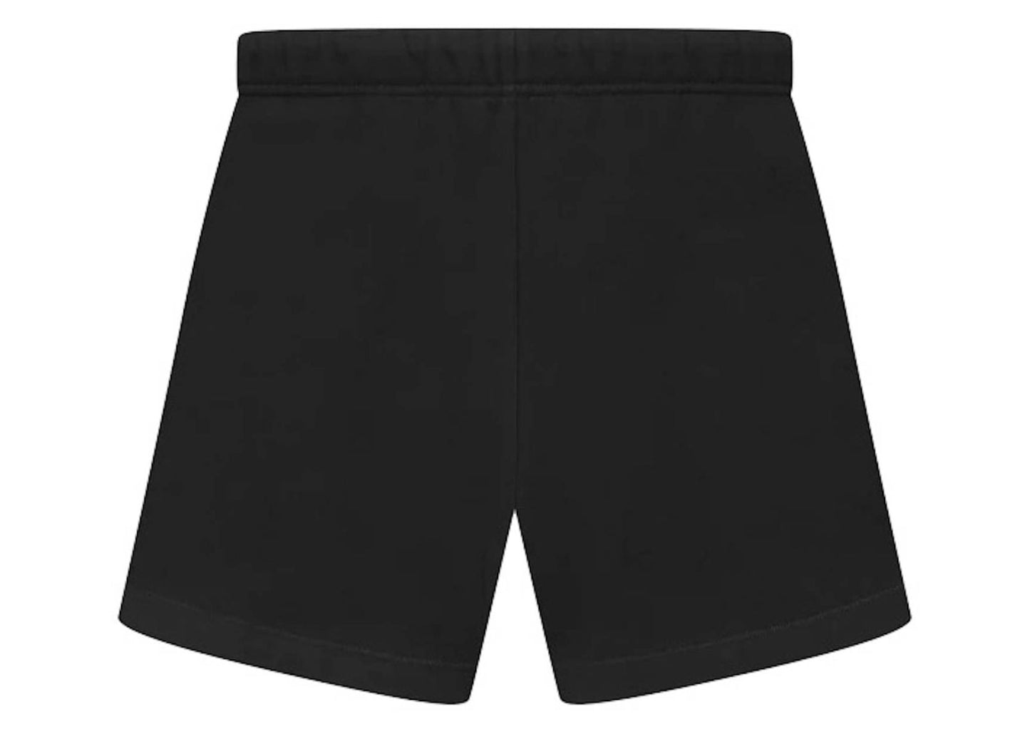Essentials Cream Drawstring Sweatshort Jet Black