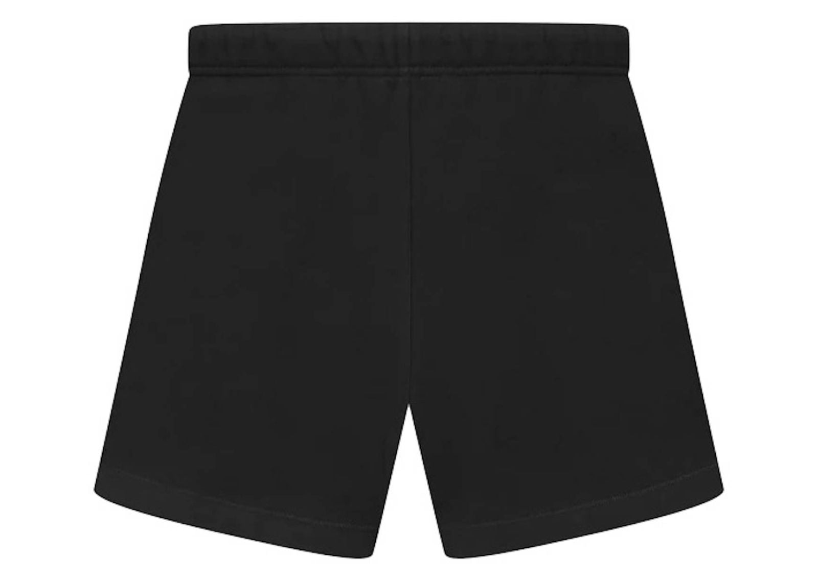 Essentials Cream Drawstring Sweatshort Jet Black
