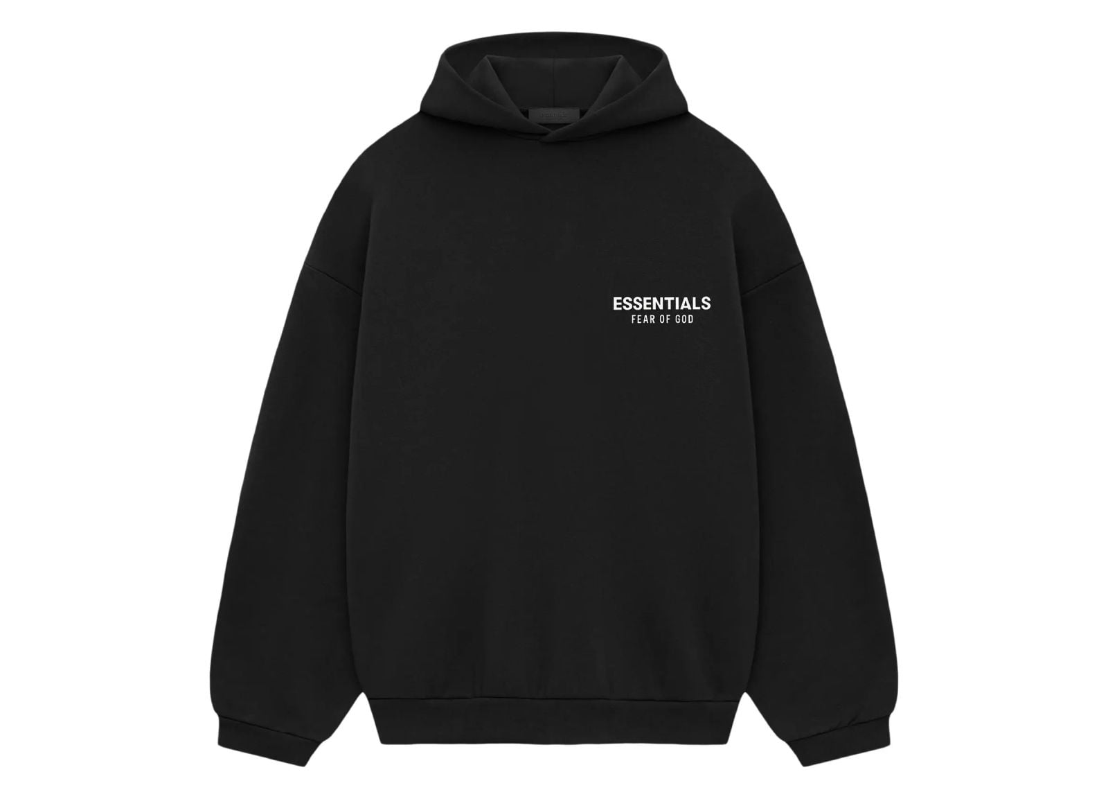 Essentials Fleece Hoodie (FW24) Black