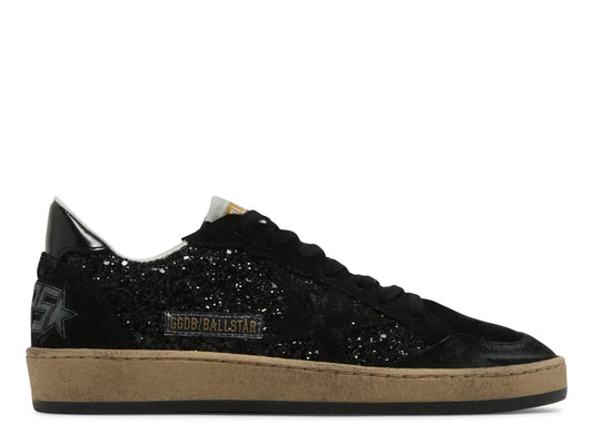 Ball-Star Black Leather Distressed (W)