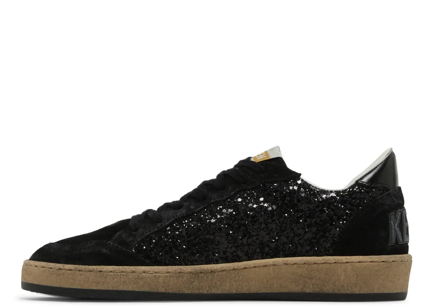 Ball-Star Black Leather Distressed (W)