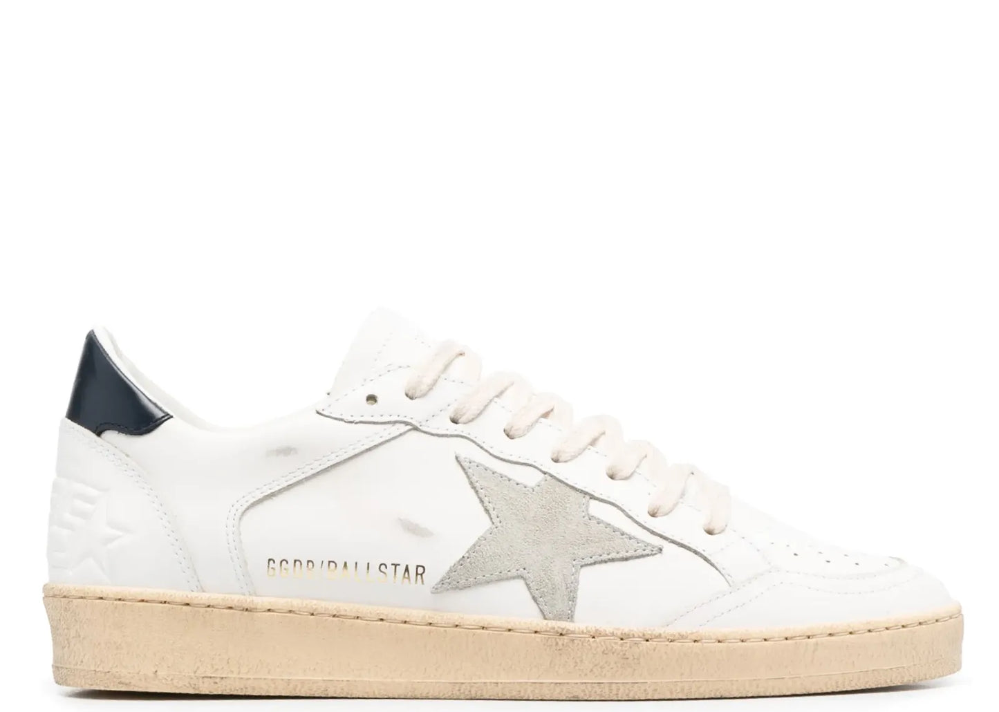 Ball-Star White Leather
