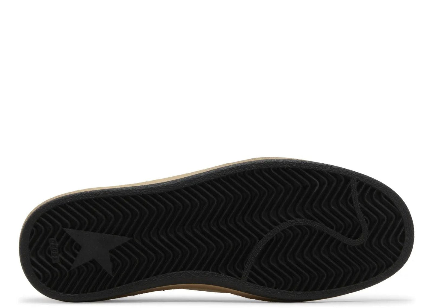 Ball-Star White Nappa with Black Star (W)
