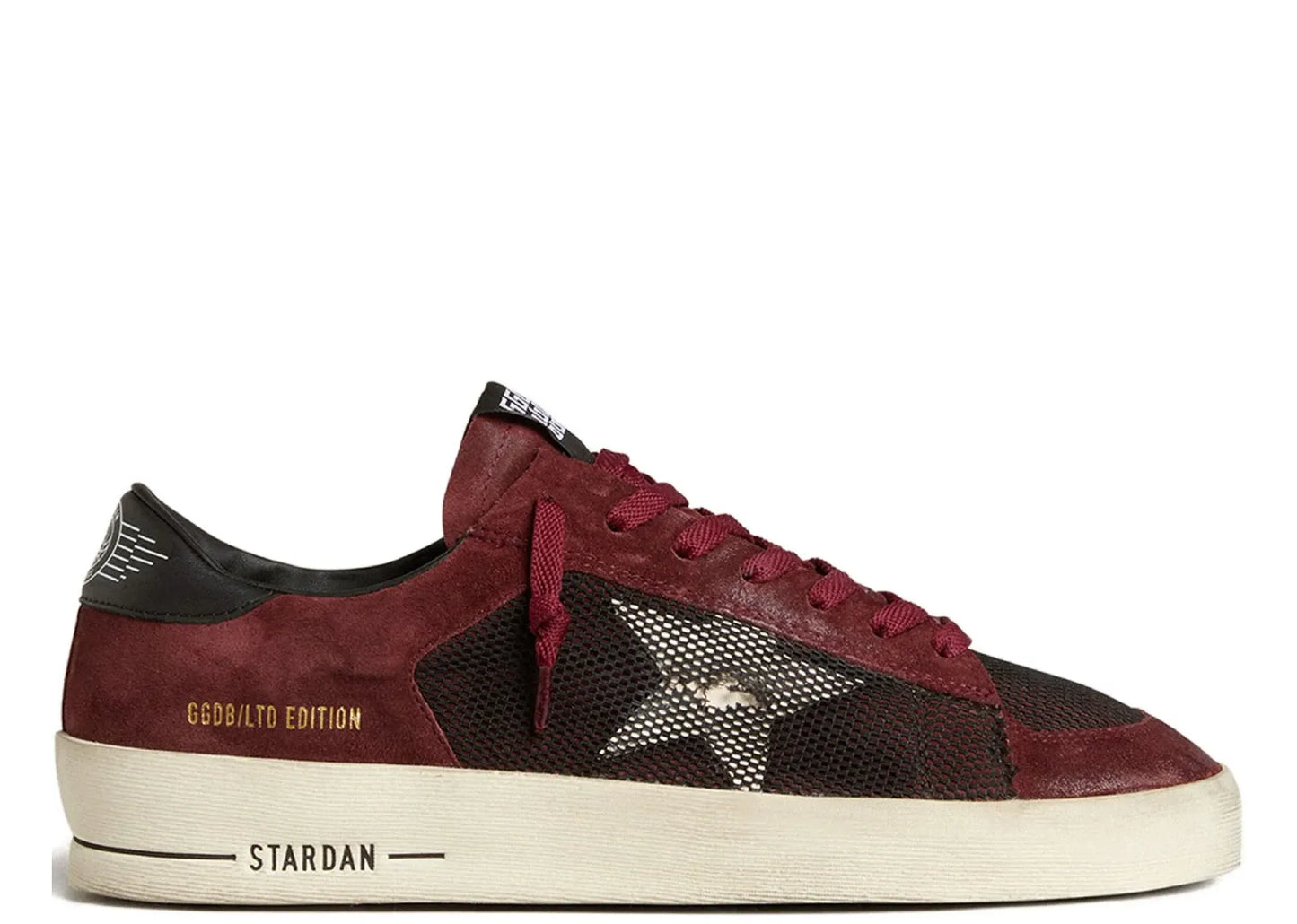 Stardan Bordeaux Black Suede Mesh