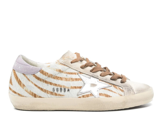 Super-Star Beige Pony Skin White Star Lilac Heel (W)