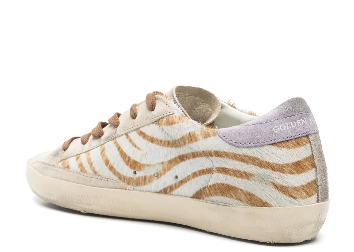 Super-Star Beige Pony Skin White Star Lilac Heel (W)