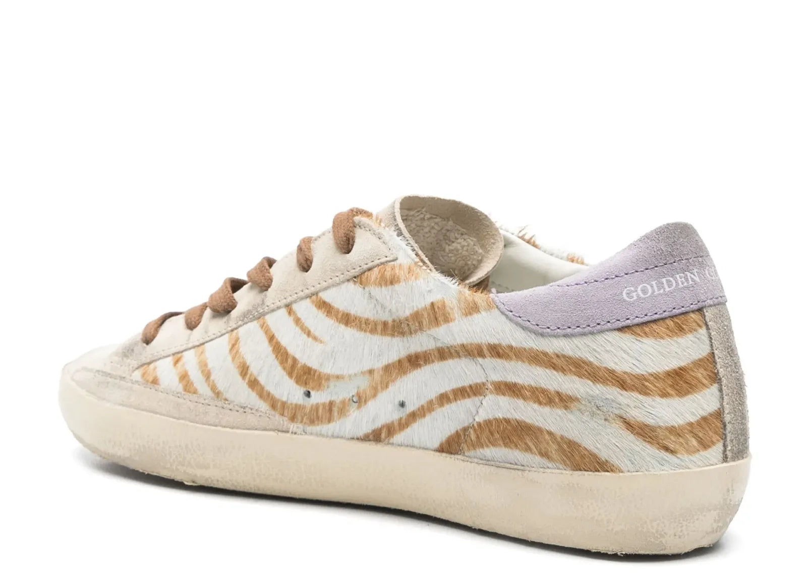 Super-Star Beige Pony Skin White Star Lilac Heel (W)