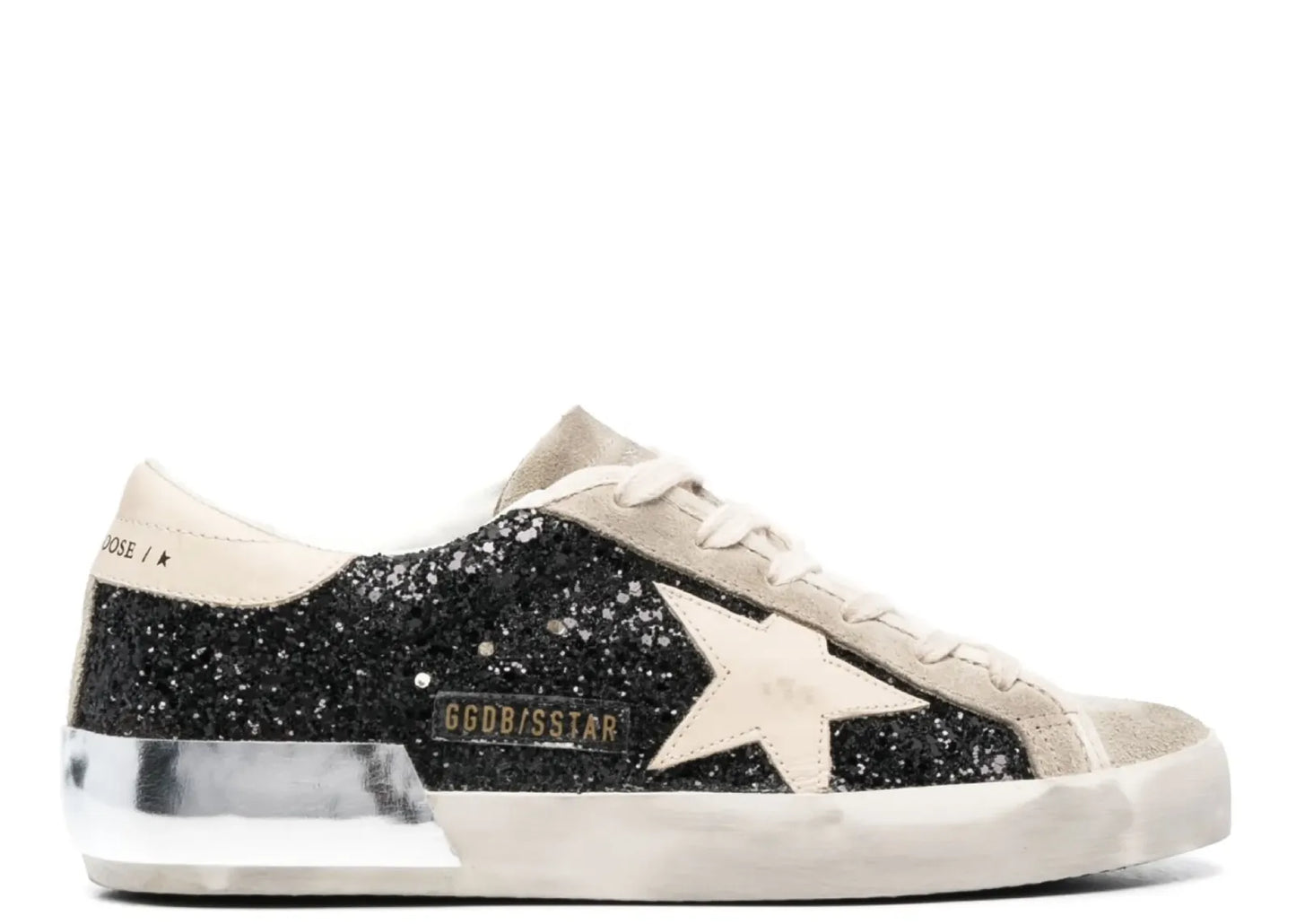 Super-Star Light Beige Leather Perforated Logo