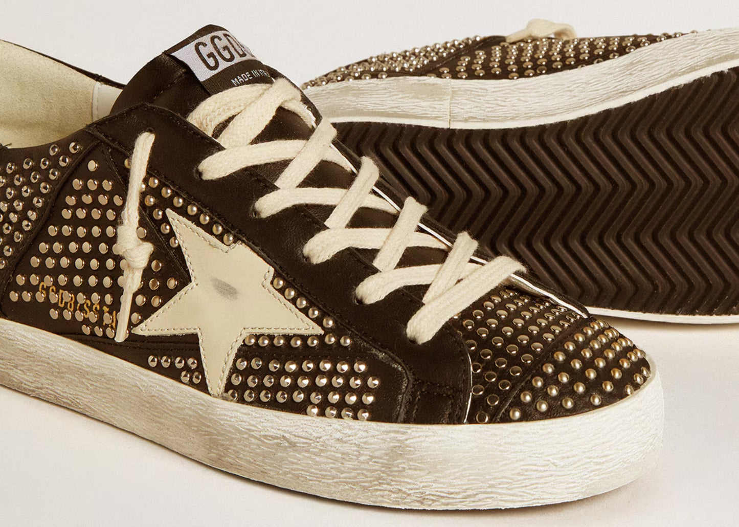 Super-Star Black Nappa Silver (W)
