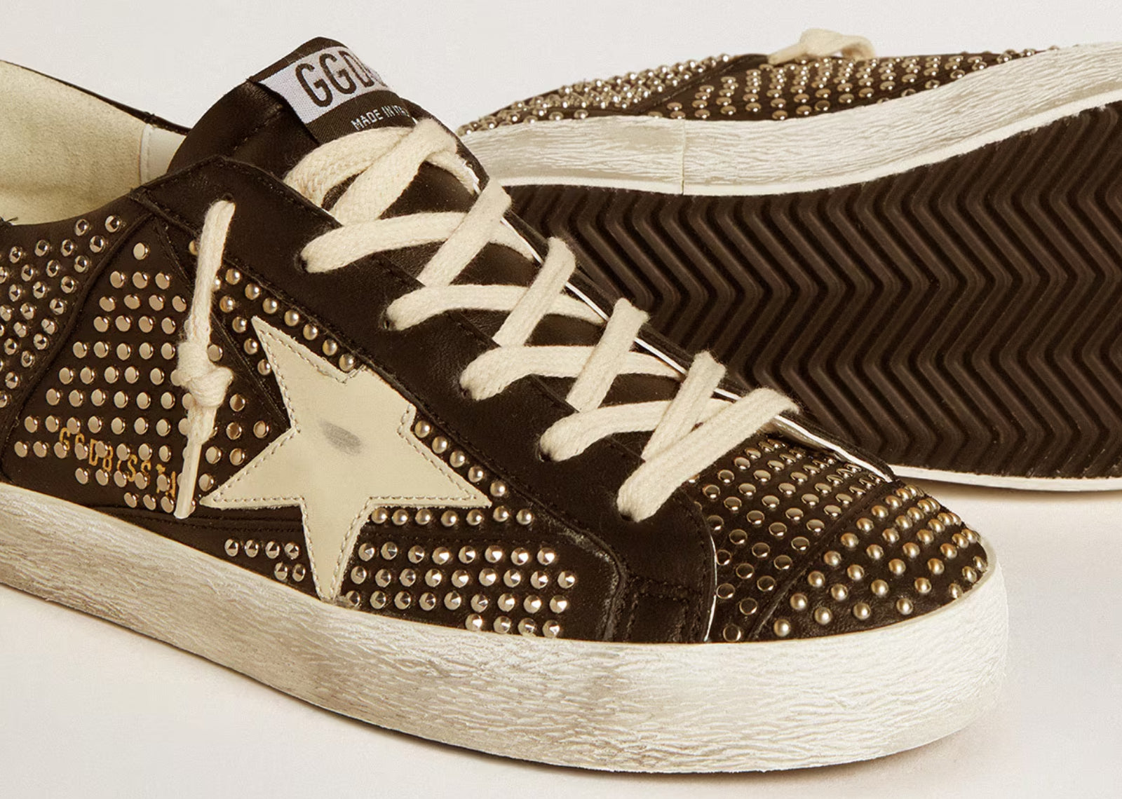 Super-Star Black Nappa Silver (W)