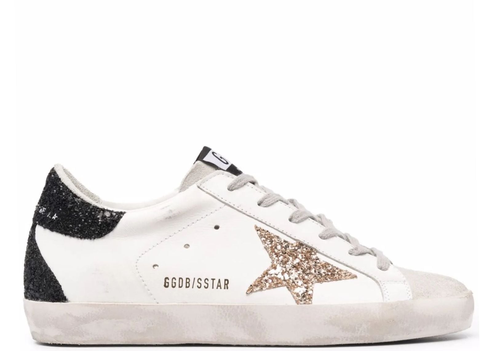 Super-Star Light Beige Leather Perforated Logo