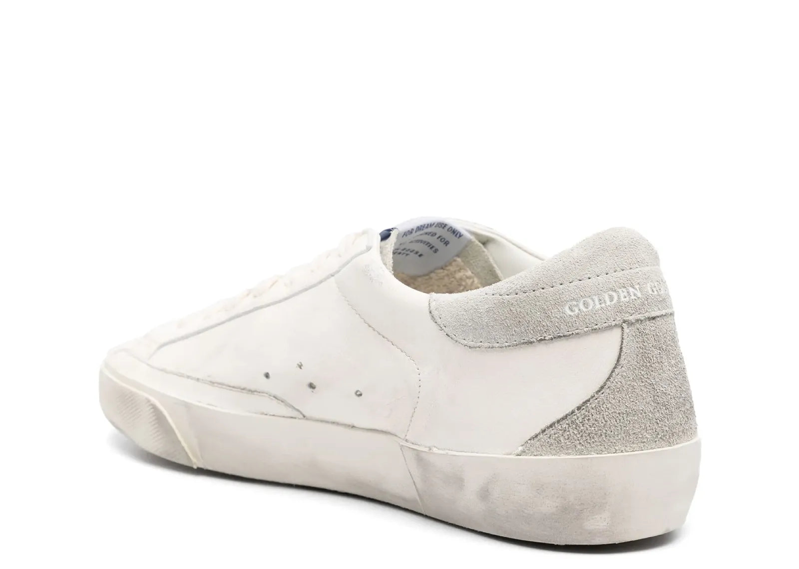 Super-Star Off White Leather Beige Heel