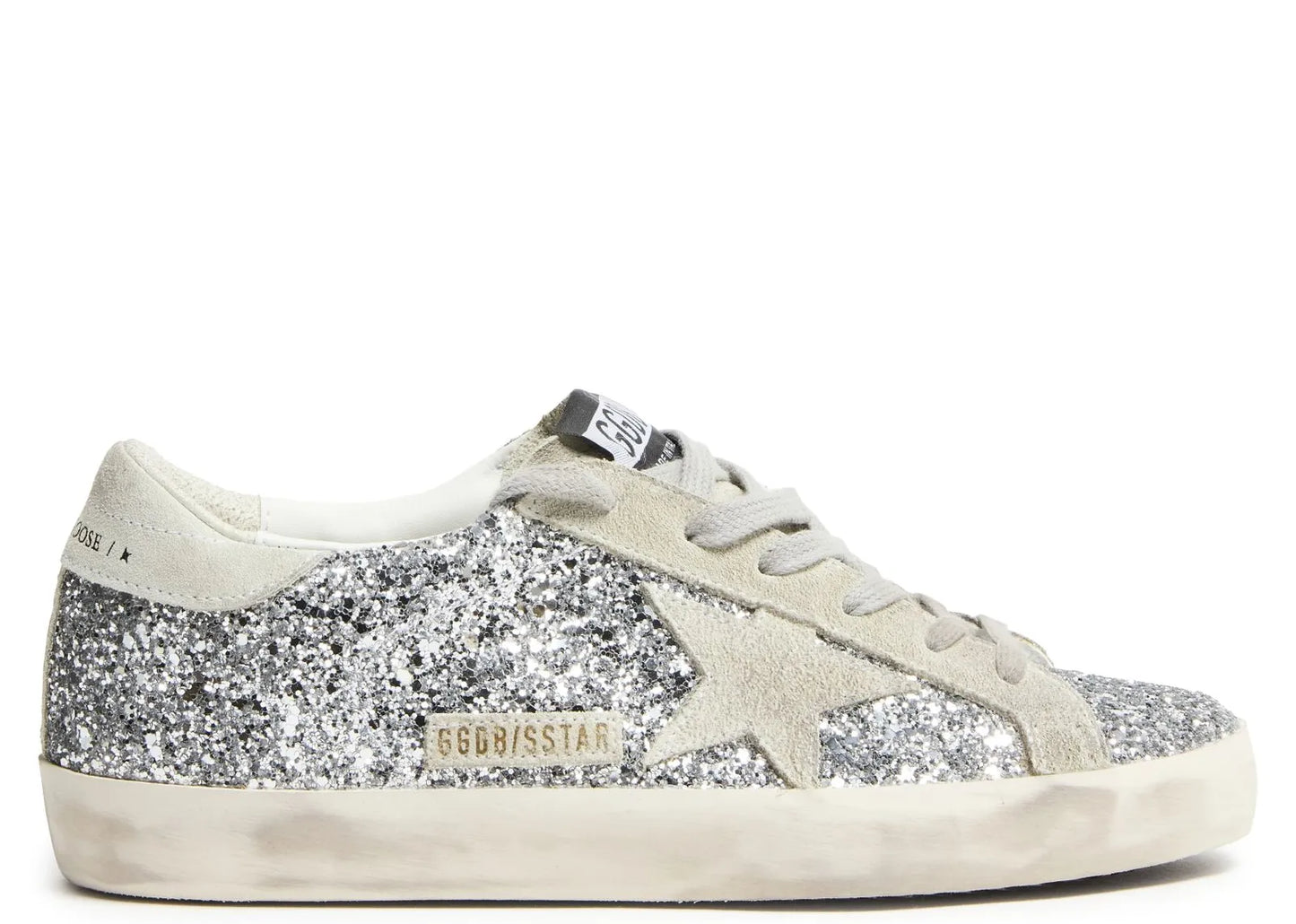 Super-Star Light Beige Leather Perforated Logo