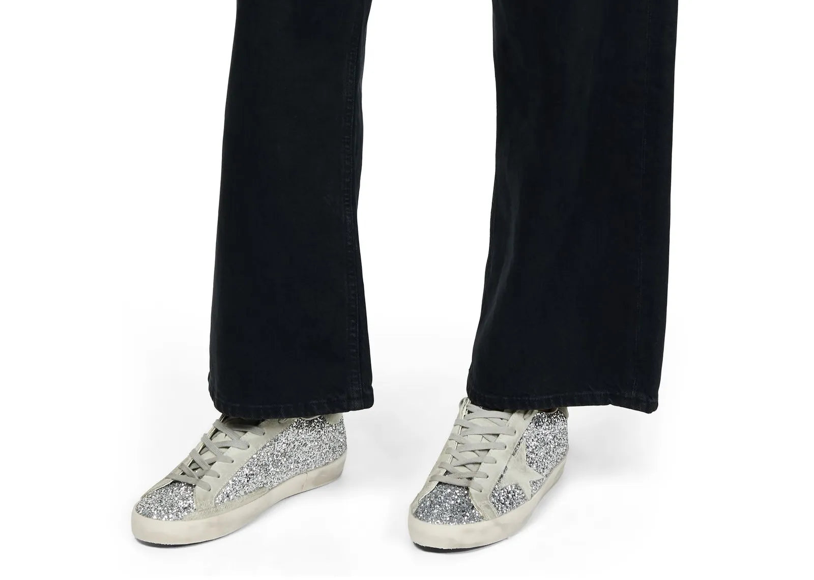 Super-Star Silver Glitter Ice Gray (W)