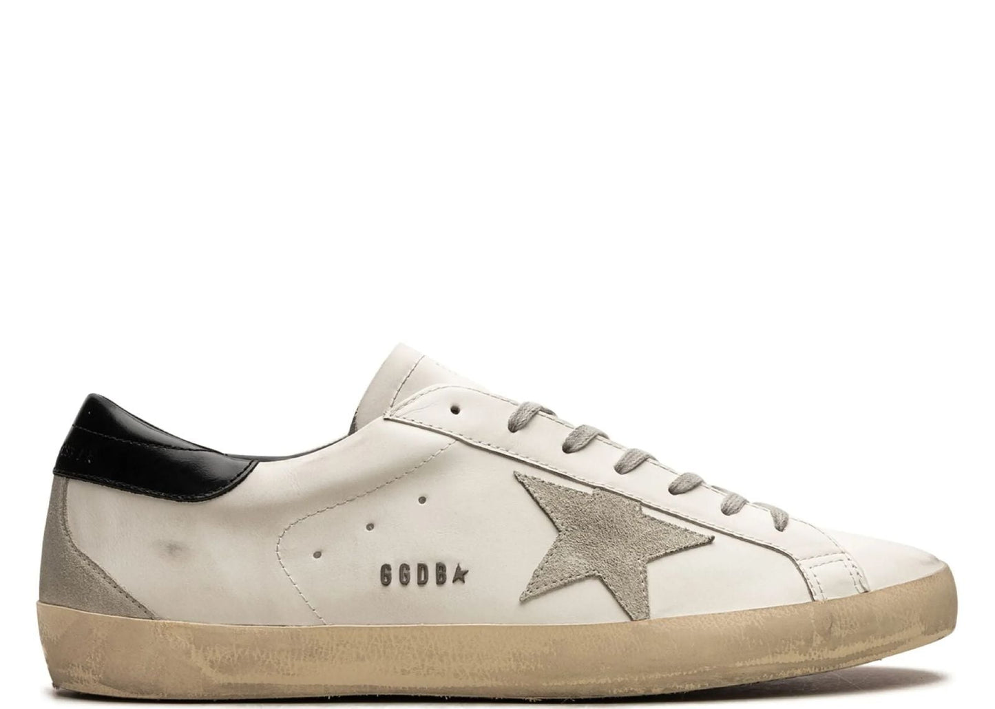 Super-Star Light Beige Leather Perforated Logo