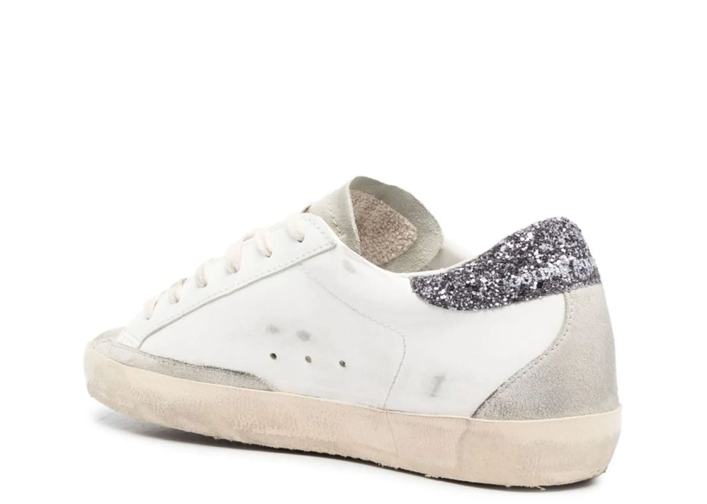 Super-Star White Dark Grey Glitter (W)
