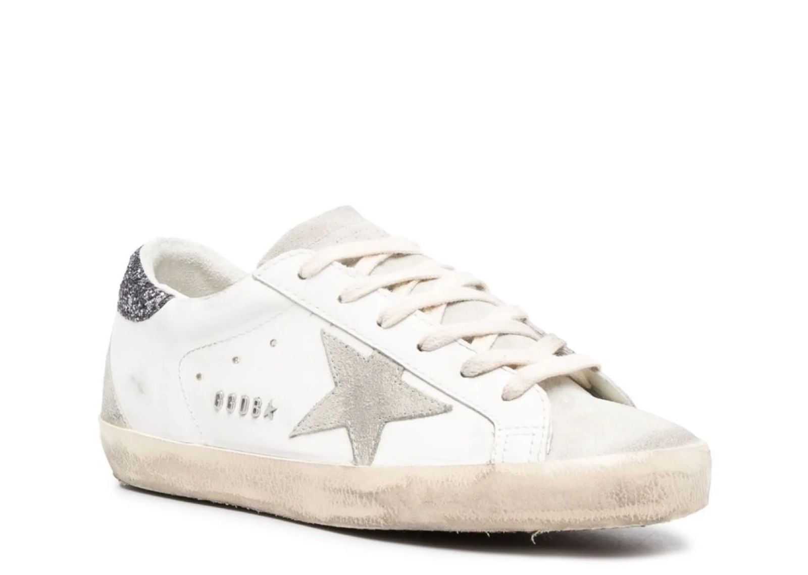 Super-Star White Dark Grey Glitter (W)
