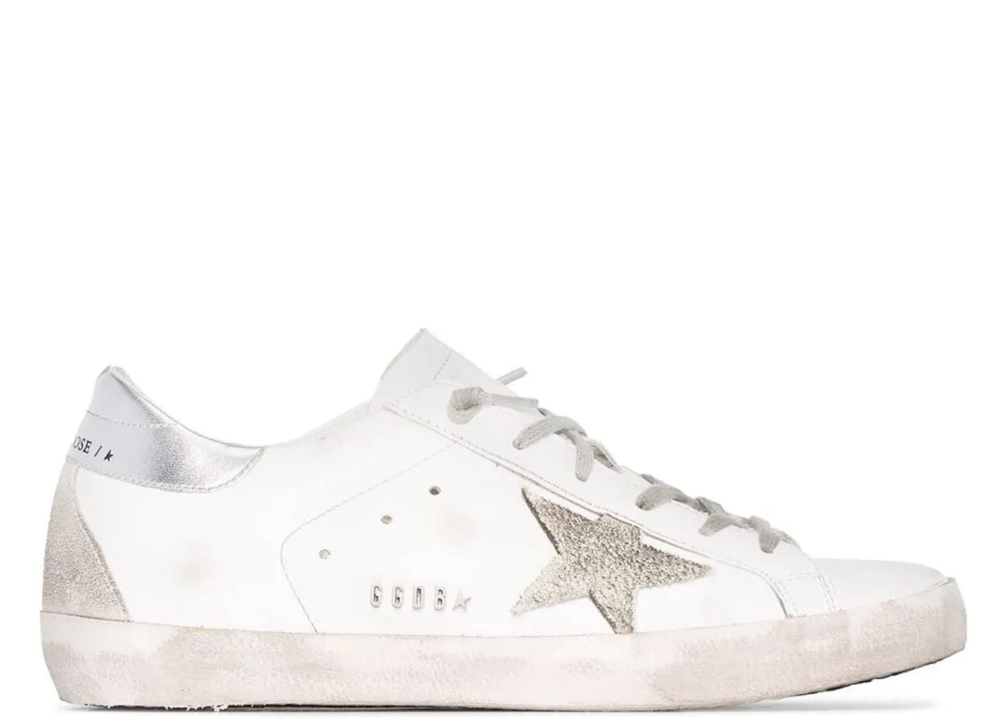 Super-Star White Ice Silver with Metal Stud Lettering (W)