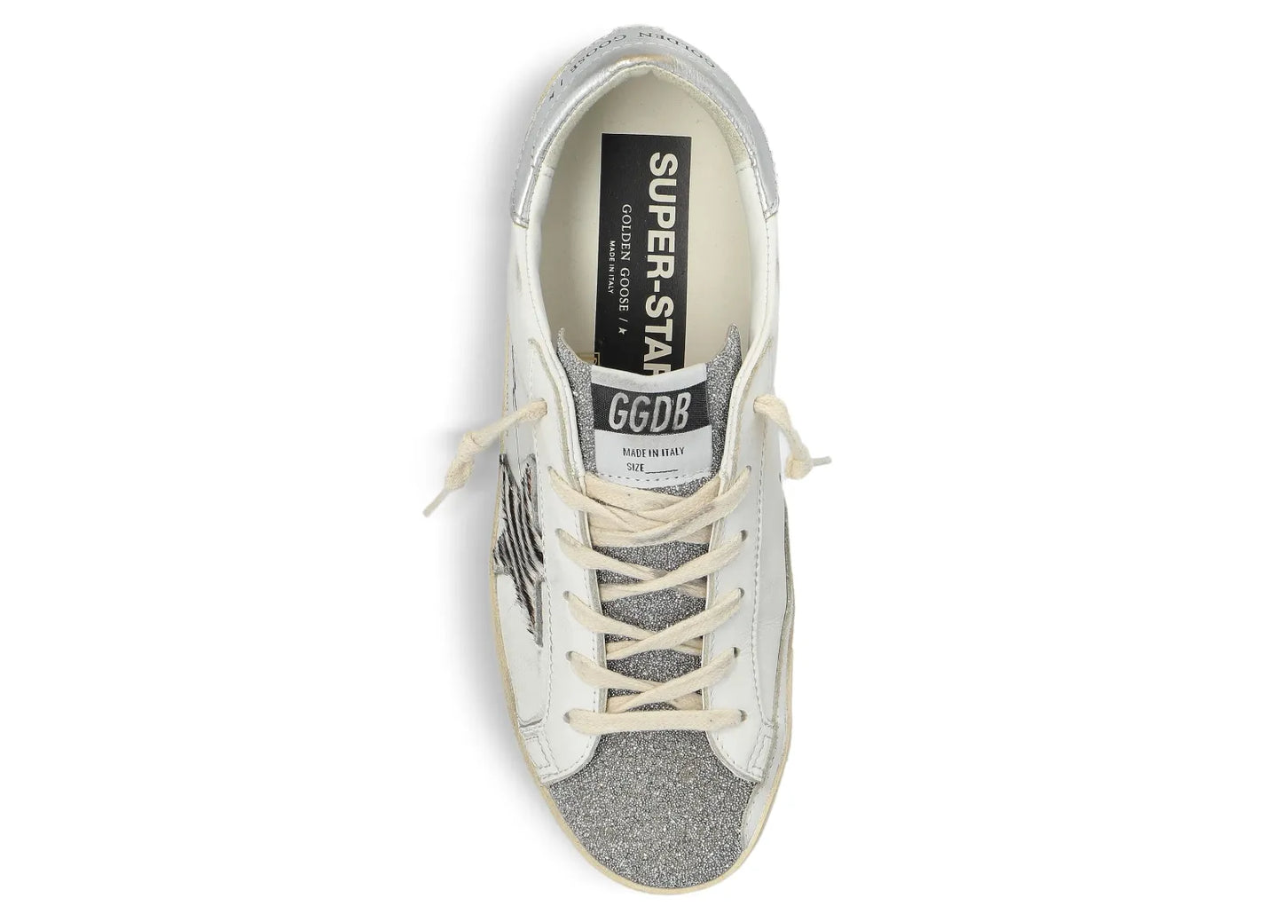 Super-Star White Leather Glitter LTD Edition (W)