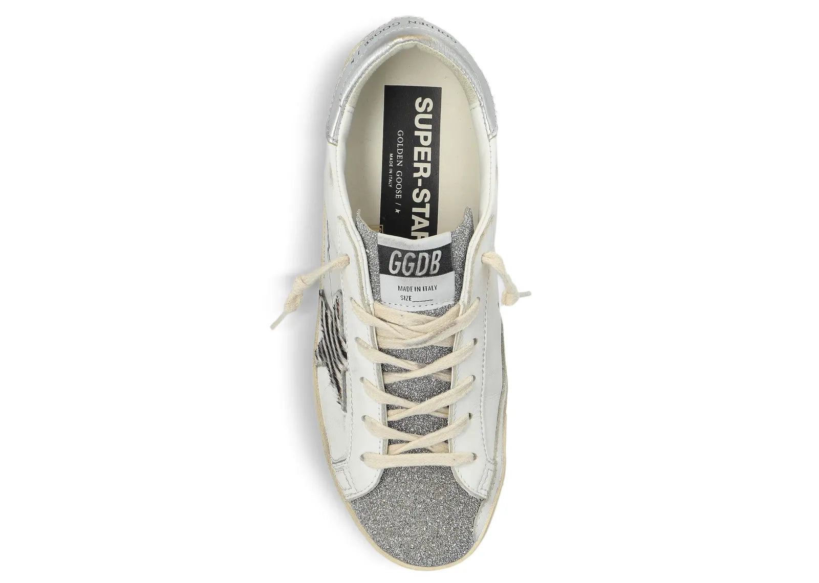 Super-Star White Leather Glitter LTD Edition (W)