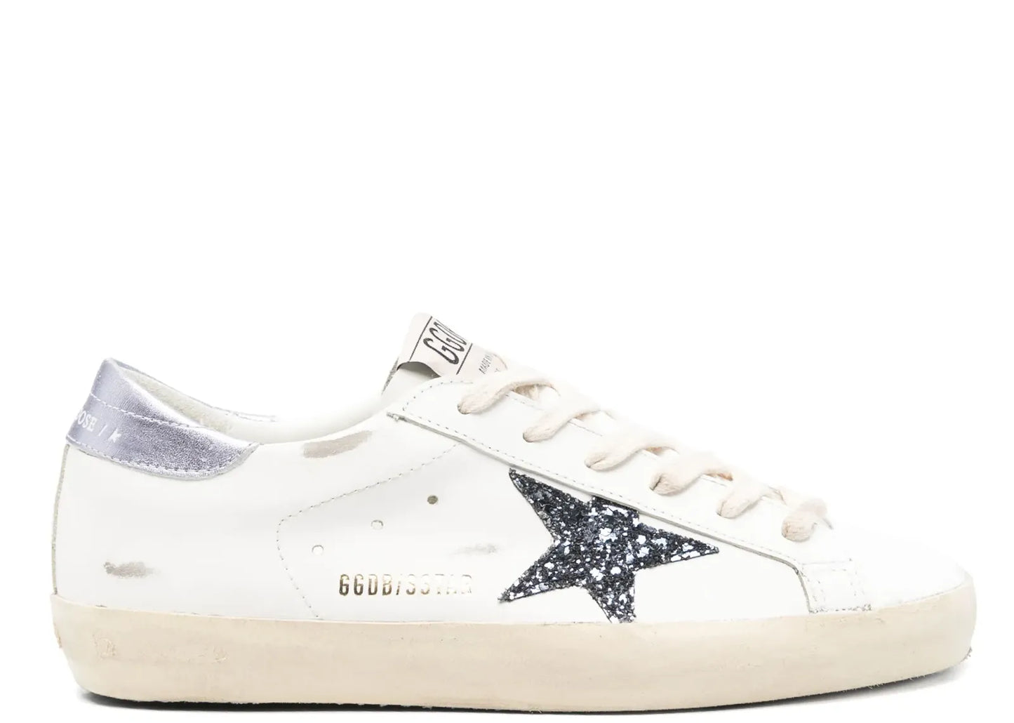 Super-Star White Leather Padded Ankle (W)