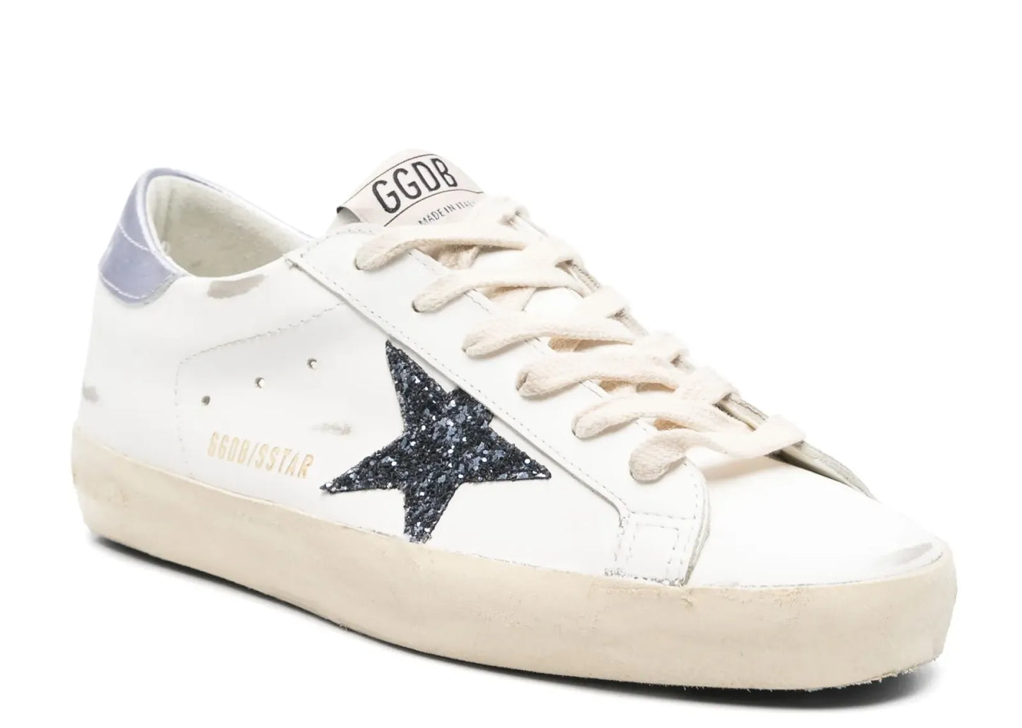 Super-Star White Leather Padded Ankle (W)