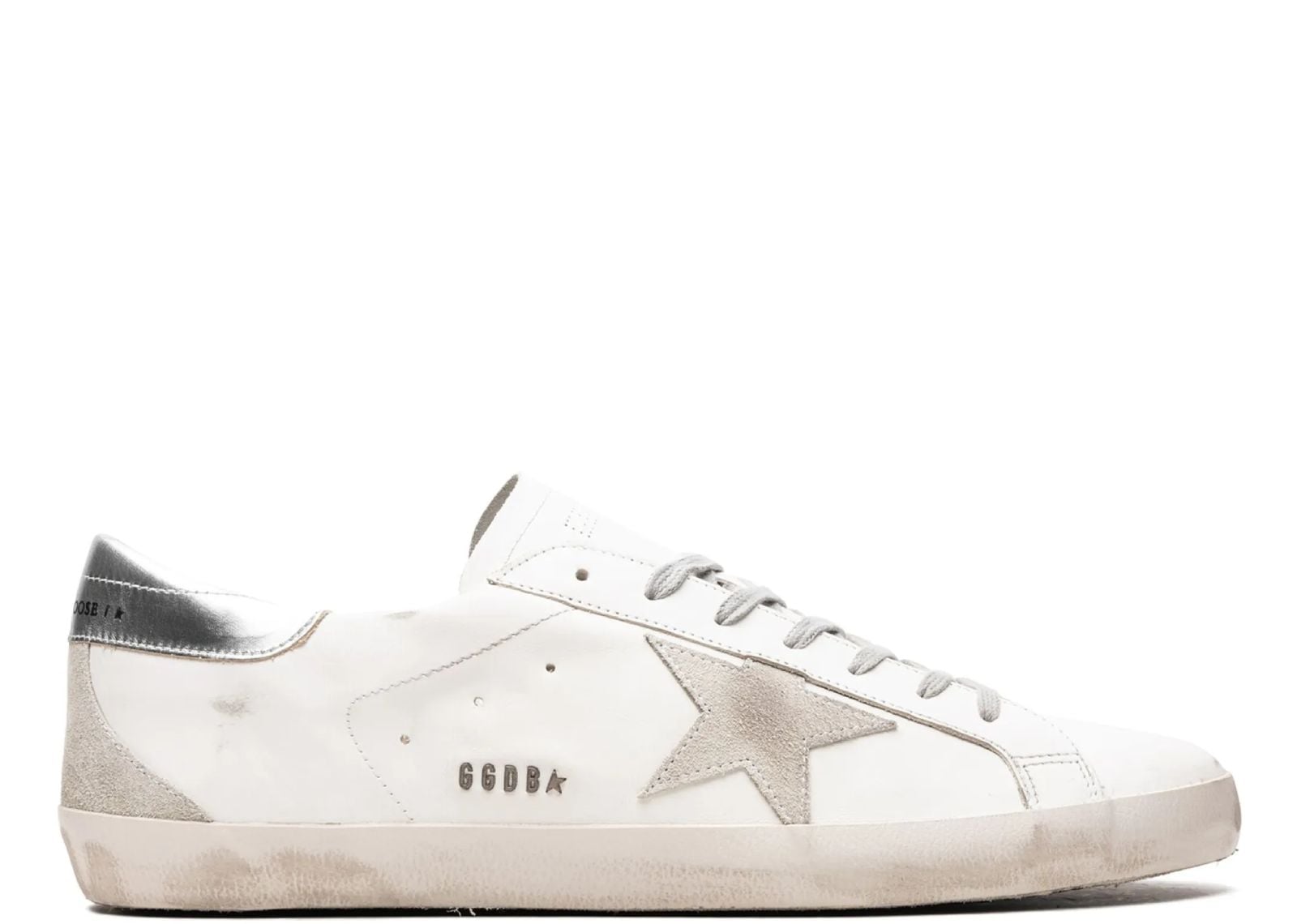 Super-Star Light Beige Leather Perforated Logo