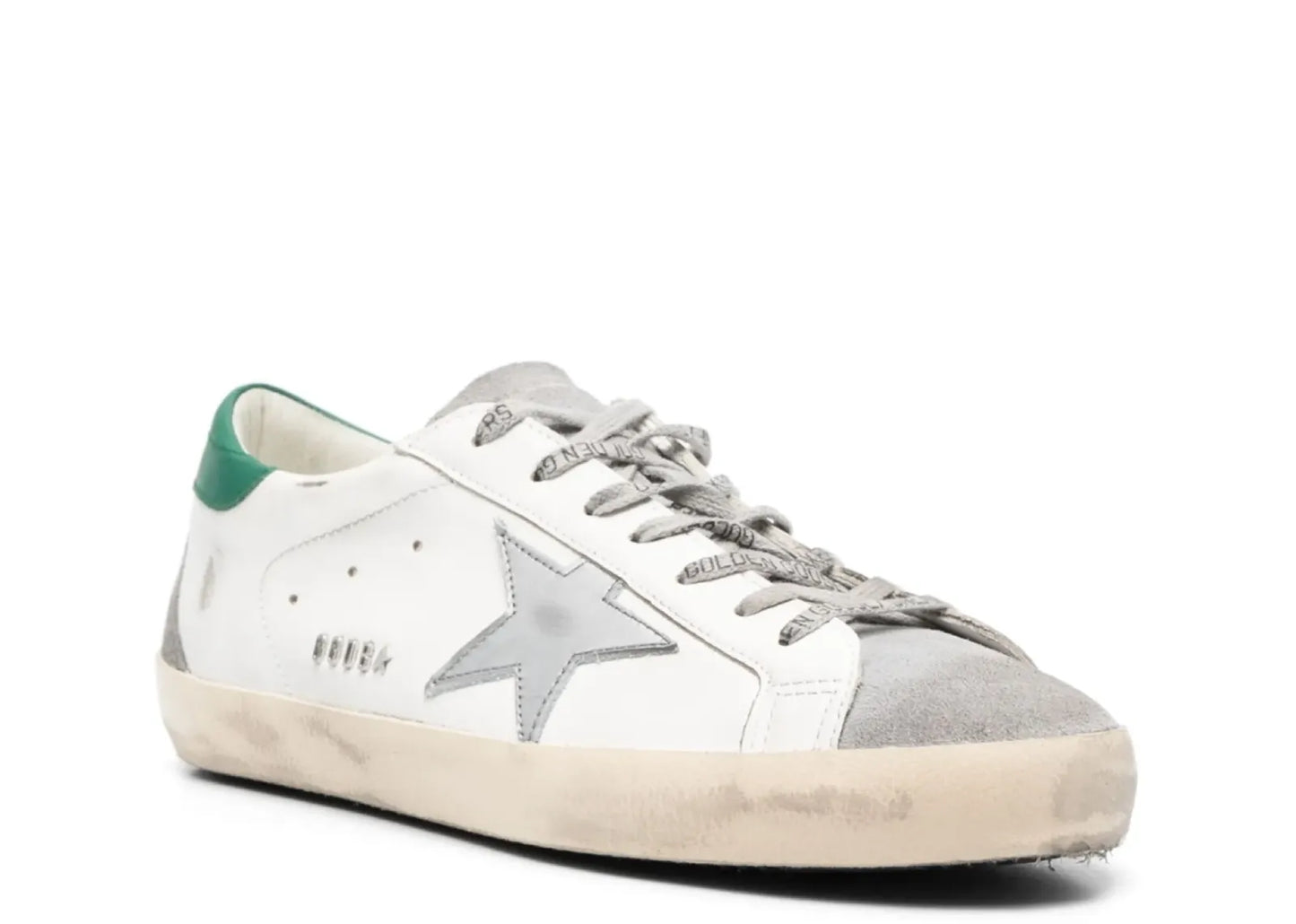 Super-Star White Silver Heel