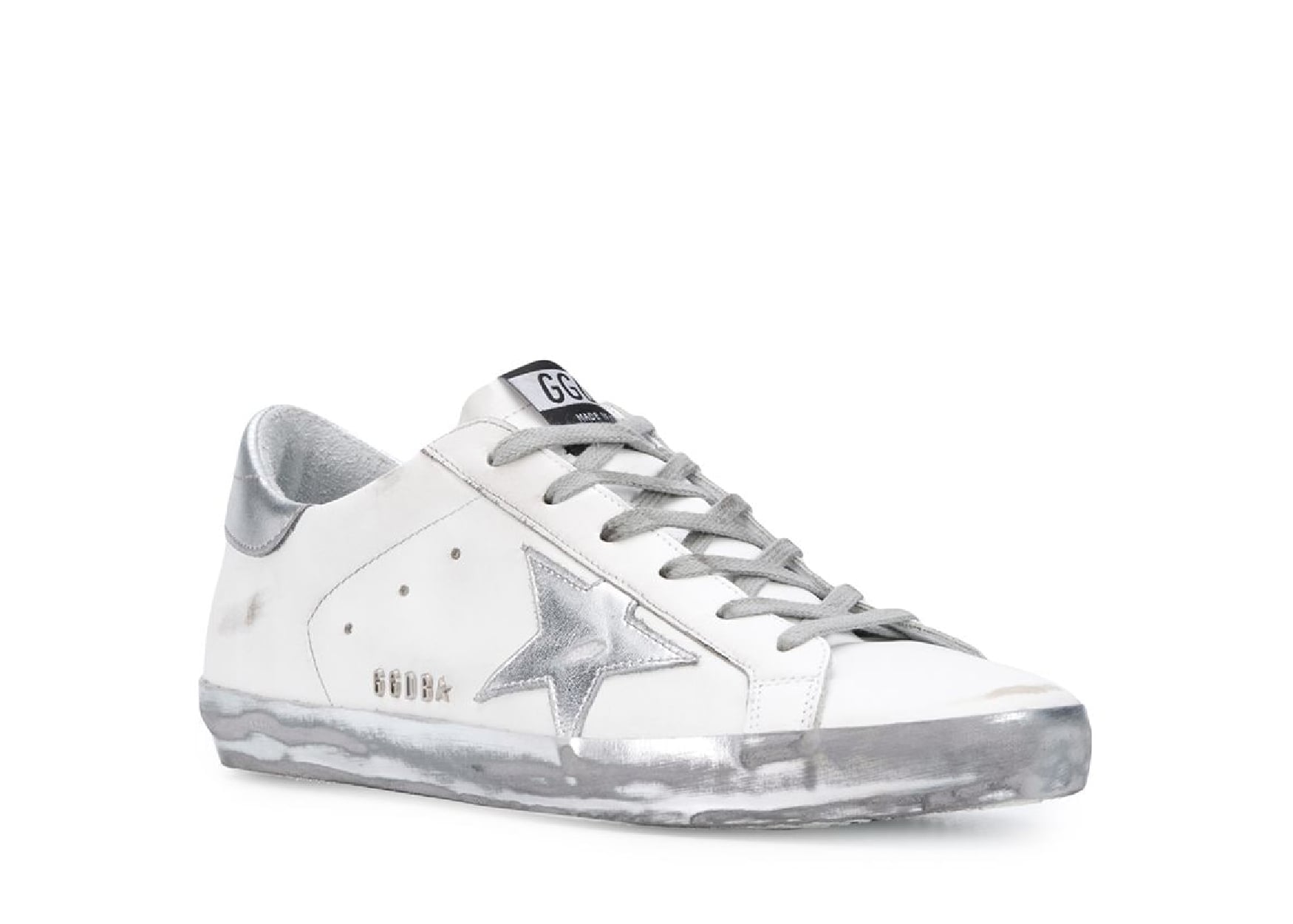 Super-Star White Silver Sparkle (W)