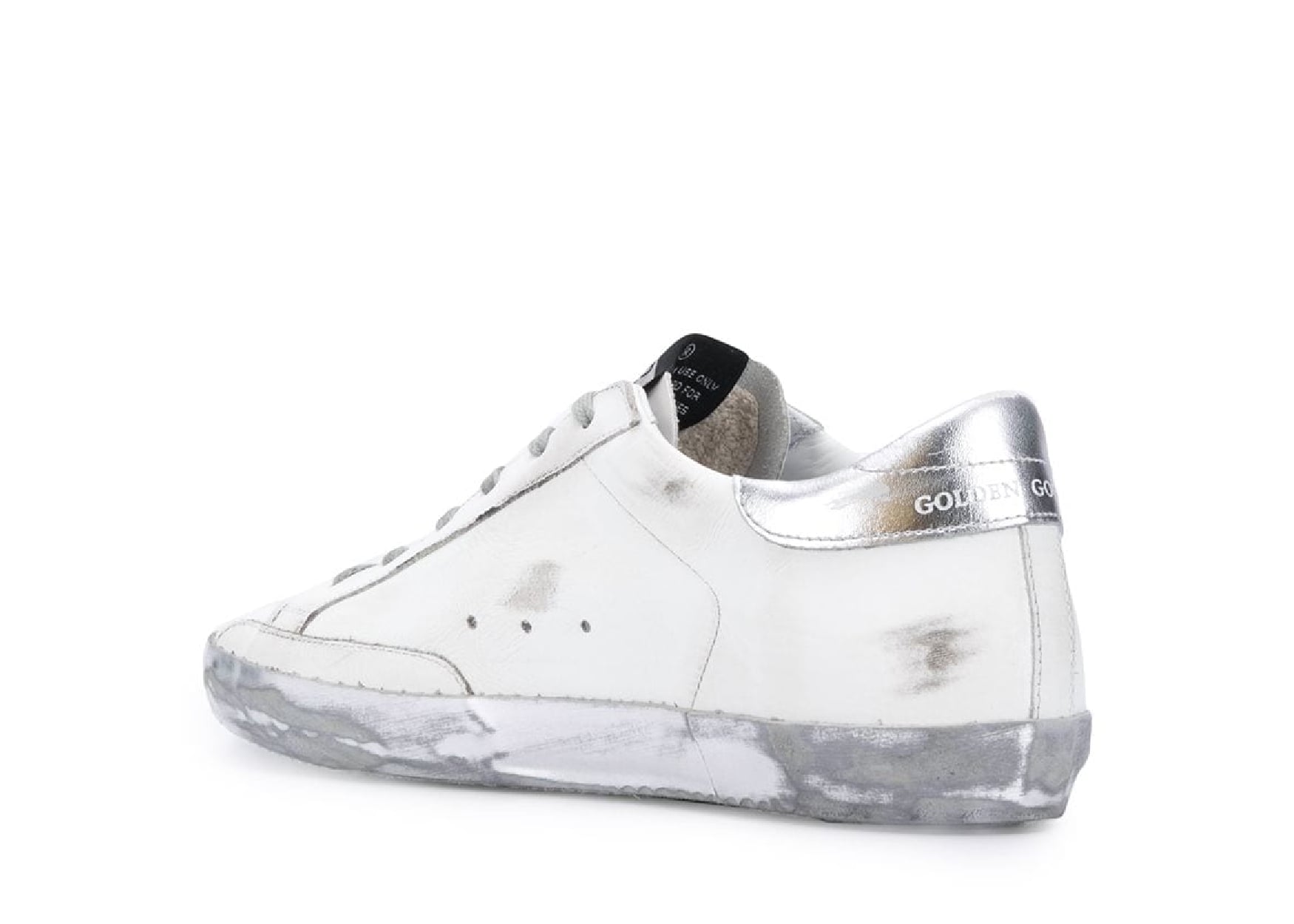 Super-Star White Silver Sparkle (W)