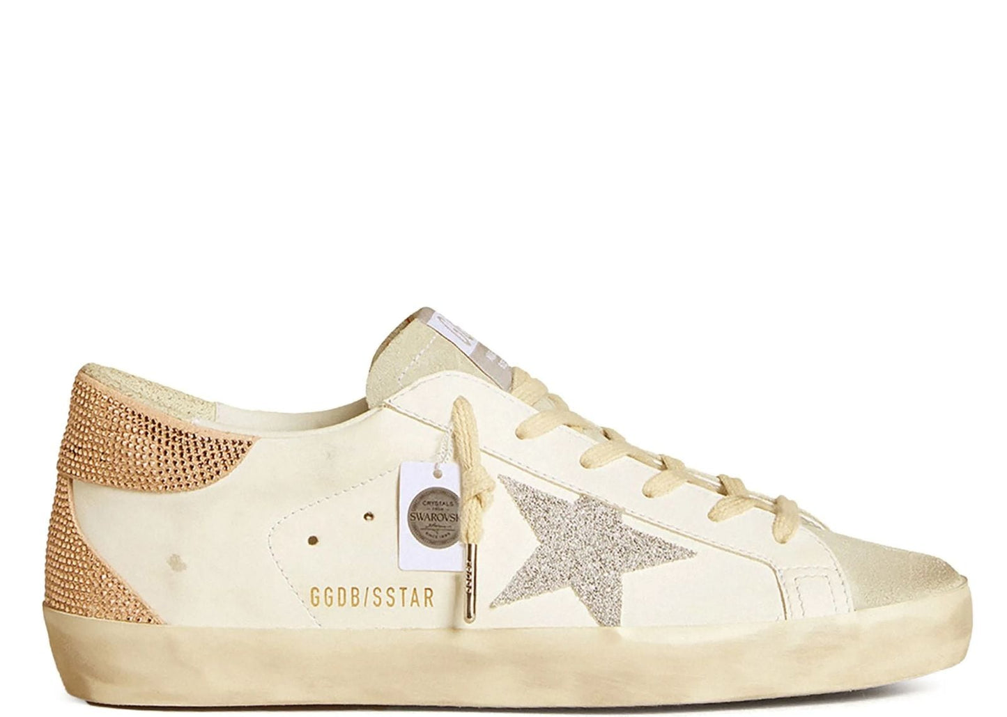 Super-Star White Silver Swarovski Crystal Star (W)
