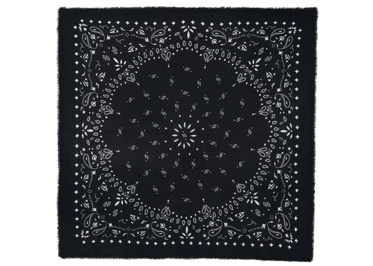 Extra Large Cashmere Bandana Chiko Black