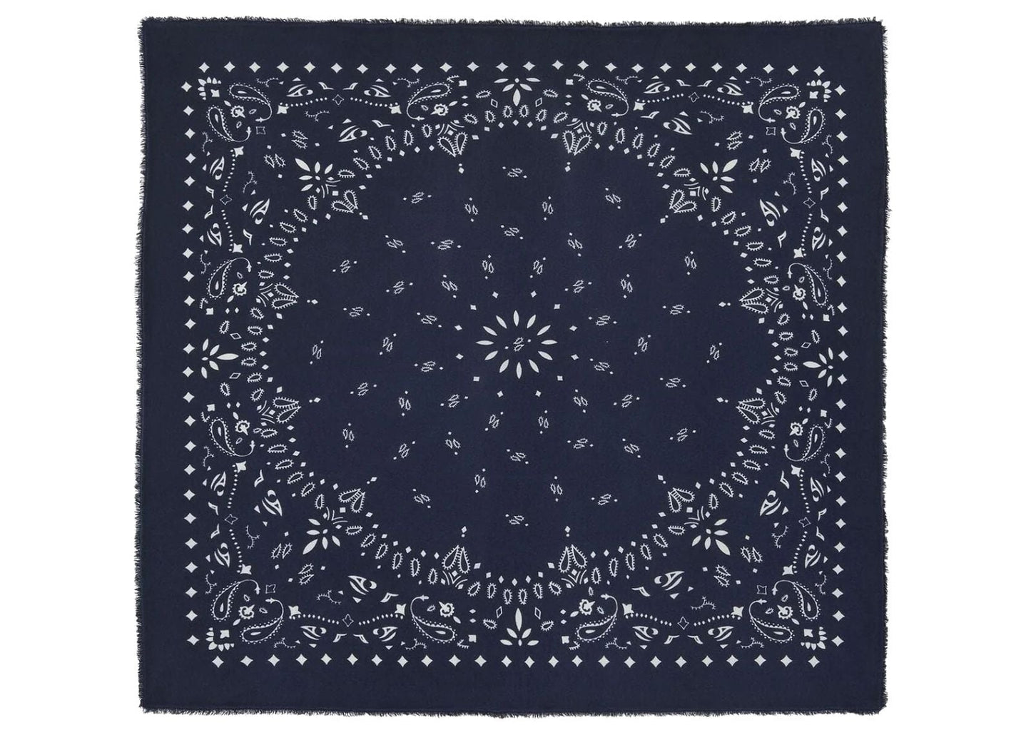 Extra Large Cashmere Bandana Chiko Dark Navy Blue