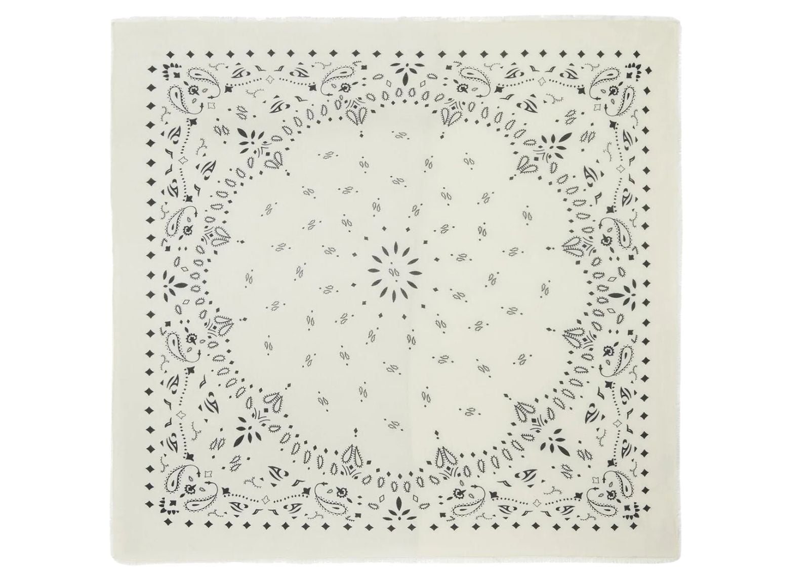 Extra Large Cashmere Bandana Chiko White