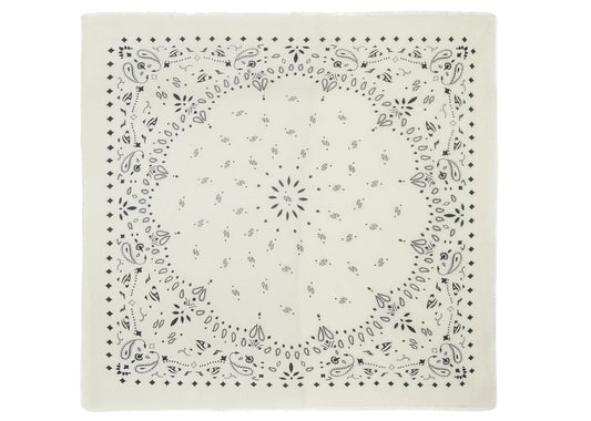 Extra Large Cashmere Bandana Chiko White