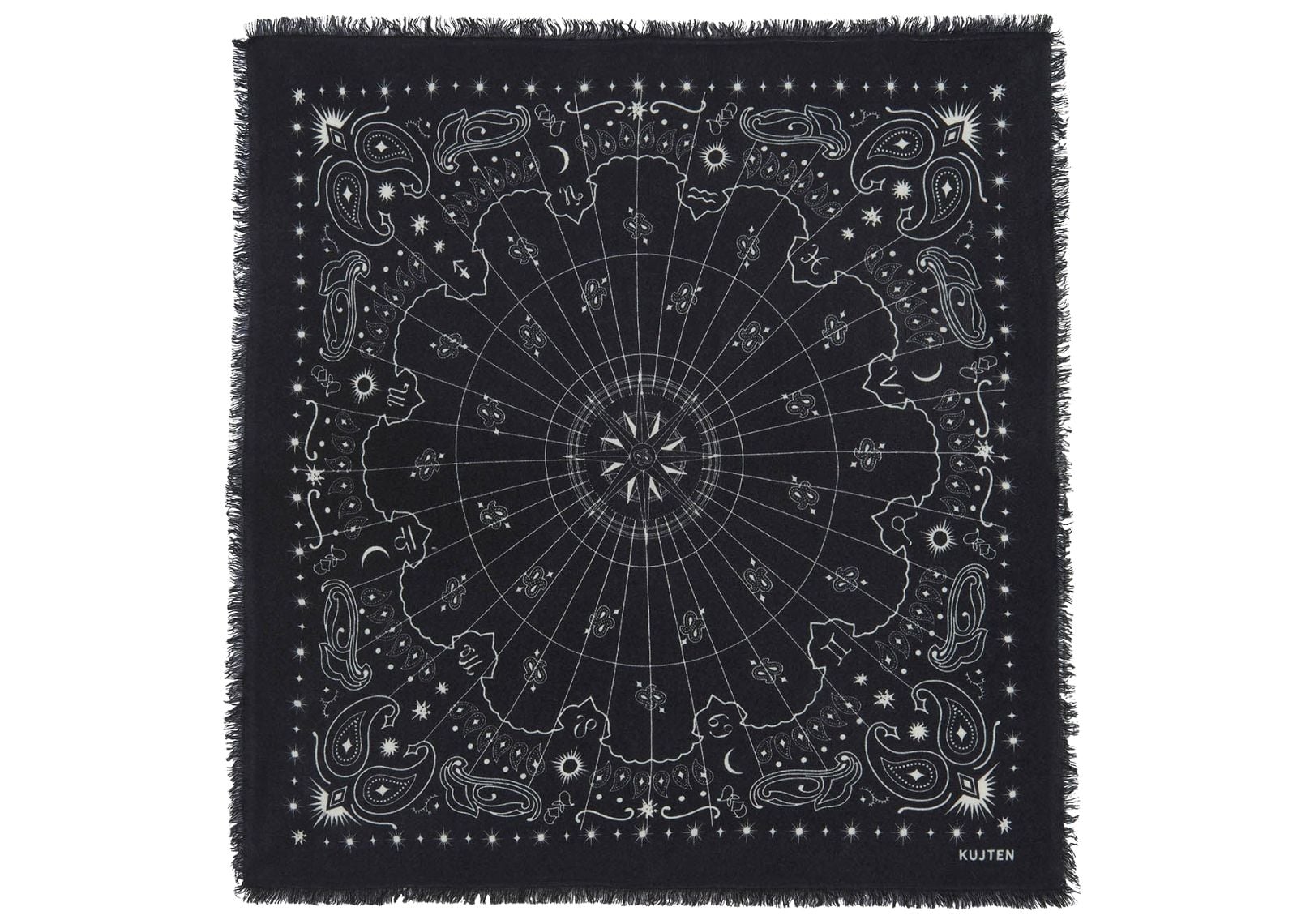 Large Bandana Hachiko Astro Black